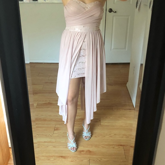 Nude pink formal dress - Picture 1 of 4